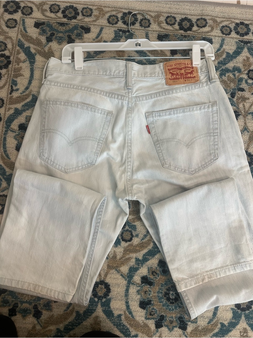 Levi’s 501 Original Fit Jeans – W30 L30 – Light Wash